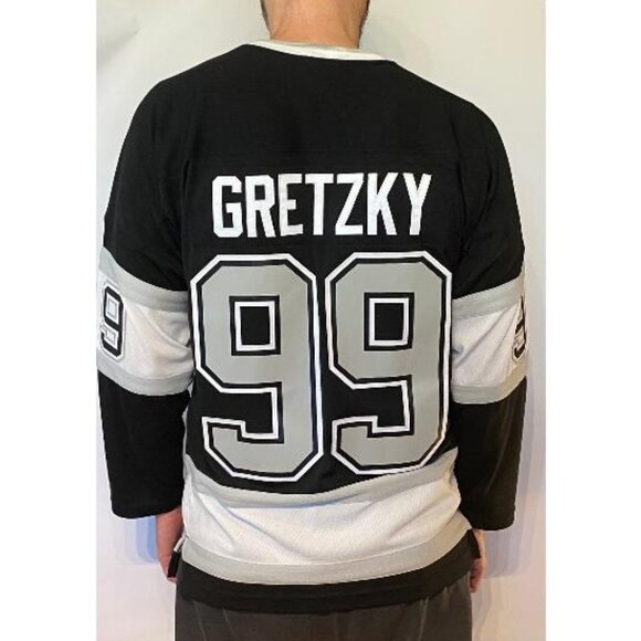 Authentic Wayne Gretzky NHL hockey Los Angeles Kings Mitchell and Ness jersey - Picture 4 of 16